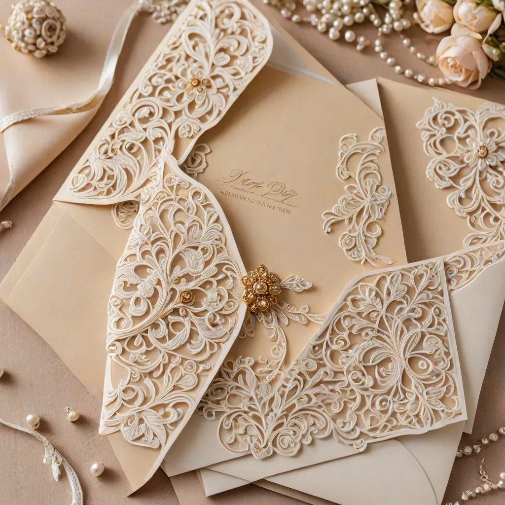 Koperta na zaproszenia ślubne DIY